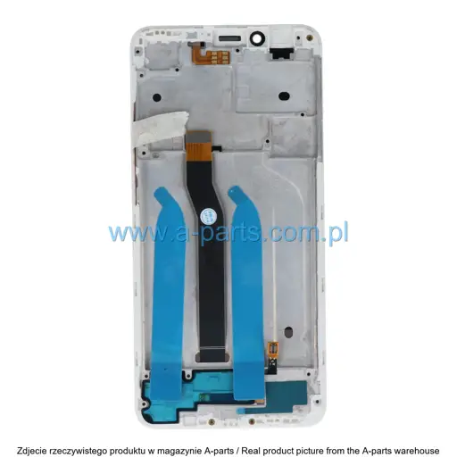 WYŚWIETLACZ LCD + EKRAN DOTYKOWY XIAOMI REDMI 6A INCELL Z RAMKĄ BIAŁY