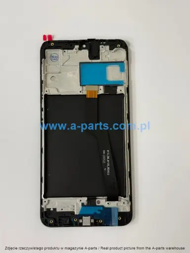 WYŚWIETLACZ LCD + EKRAN DOTYKOWY SAMSUNG A105 GALAXY A10 INCELL CZARNY (Z RAMKĄ)