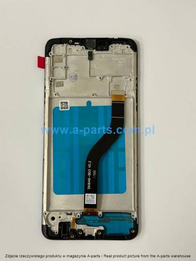 WYŚWIETLACZ LCD + EKRAN DOTYKOWY SAMSUNG A207 GALAXY A20S INCELL PREMIUM CZARNY (Z RAMKĄ) (Z MAŁYMI CZĘŚCIAMI)