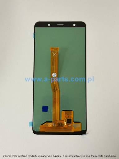 WYŚWIETLACZ LCD + EKRAN DOTYKOWY SAMSUNG A750 GALAXY A7 2018 INCELL CZARNY (BEZ RAMKI)