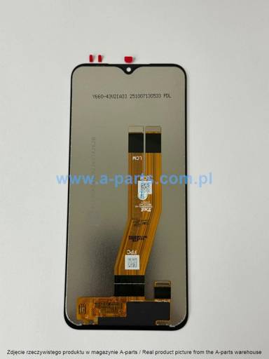 WYŚWIETLACZ LCD + EKRAN DOTYKOWY SAMSUNG A146B GALAXY A14 5G INCELL CZARNY (BEZ RAMKI) (BIG CONNECTOR)