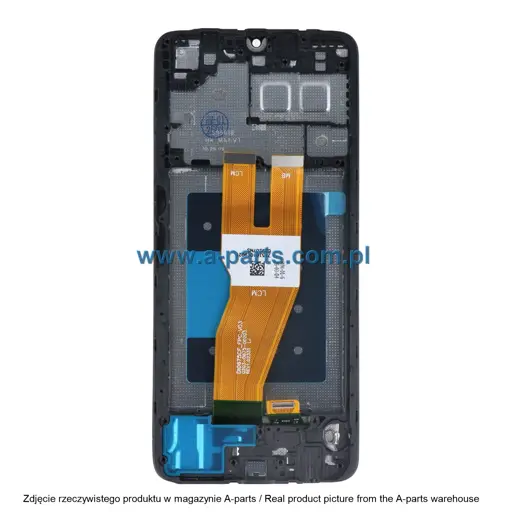 WYŚWIETLACZ LCD + EKRAN DOTYKOWY SAMSUNG A055 GALAXY A05 INCELL CZARNY (Z RAMKĄ)