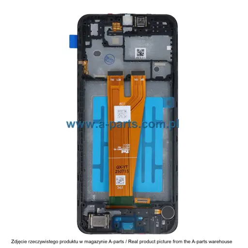 WYŚWIETLACZ LCD + EKRAN DOTYKOWY SAMSUNG A045 GALAXY A04 INCELL PREMIUM CZARNY (Z RAMKĄ) (Z MAŁYMI CZĘŚCIAMI)