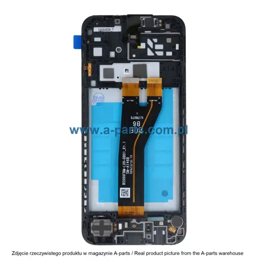 WYŚWIETLACZ LCD + EKRAN DOTYKOWY SAMSUNG A146B GALAXY A14 5G INCELL PREMIUM CZARNY (Z RAMKĄ) (Z MAŁYMI CZĘŚCIAMI)