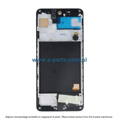 WYŚWIETLACZ LCD + EKRAN DOTYKOWY SAMSUNG A515 GALAXY A51 4G INCELL PREMIUM CZARNY (Z RAMKĄ) (Z MAŁYMI CZĘŚCIAMI)
