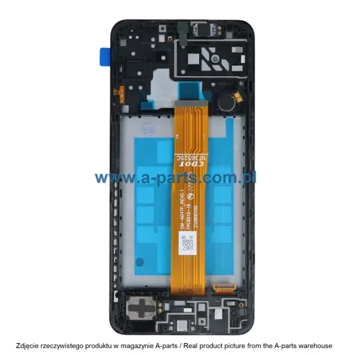 WYŚWIETLACZ LCD + EKRAN DOTYKOWY SAMSUNG A047 GALAXY A04S INCELL PREMIUM CZARNY (Z RAMKĄ) (Z MAŁYMI CZĘŚCIAMI)