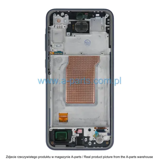 WYŚWIETLACZ LCD + EKRAN DOTYKOWY SAMSUNG A35 5G SM-A356 - CZARNY - GRANATOWY - GH82-34221A ( ASSEMBLED)