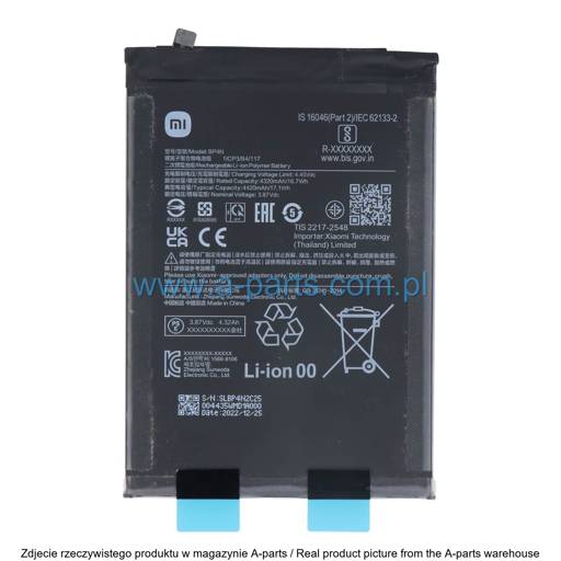 BATERIA XIAOMI PAD 6 1330101000117B (ORYGINALNA)