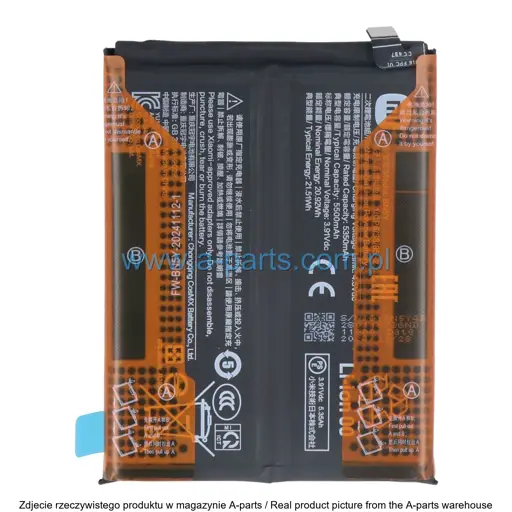 BATERIA XIAOMI REDMI NOTE 14 PRO 4G 1330101000199B (ORYGINALNA)