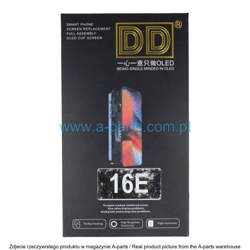 WYŚWIETLACZ LCD + EKRAN DOTYKOWY 60HZ DO IPHONE 16E OLED SOFT DD