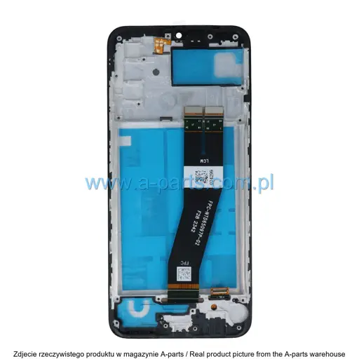 WYŚWIETLACZ LCD + EKRAN DOTYKOWY SAMSUNG A025 GALAXY A02S INCELL CZARNY (Z RAMKĄ)