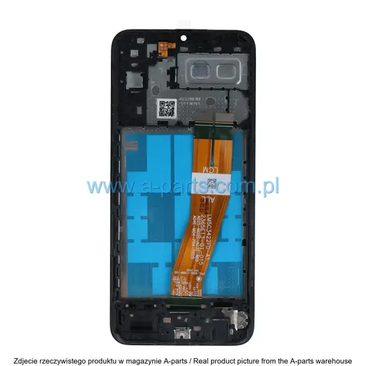 WYŚWIETLACZ LCD + EKRAN DOTYKOWY SAMSUNG A042 GALAXY A04E INCELL CZARNY (Z RAMKĄ)