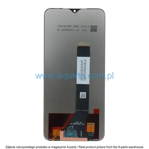 WYŚWIETLACZ LCD + EKRAN DOTYKOWY XIAOMI REDMI NOTE 9 / MI 9 POWER / REDMI 9T / POCO M3 INCELL BEZ RAMKI CZARNY