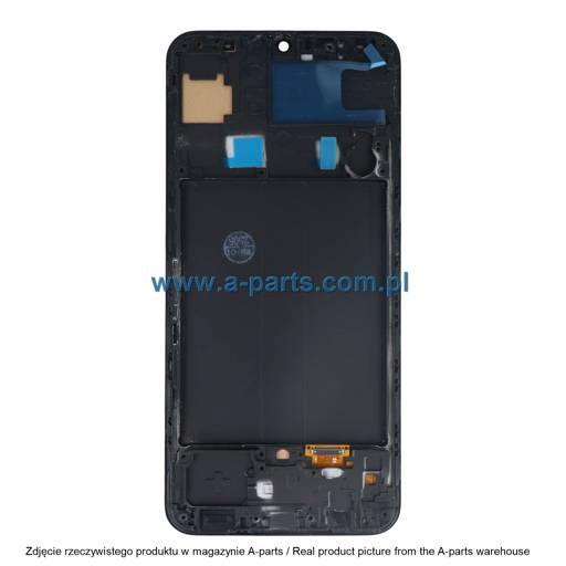 WYŚWIETLACZ LCD + EKRAN DOTYKOWY SAMSUNG A505 GALAXY A50 INCELL CZARNY (Z RAMKĄ)