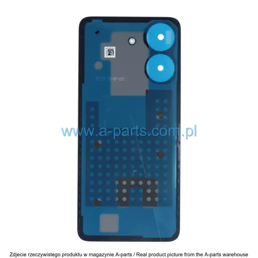 KLAPKA BATERII XIAOMI POCO C65 - CZARNA - 1610111001481A ( ORYGINALNA )
