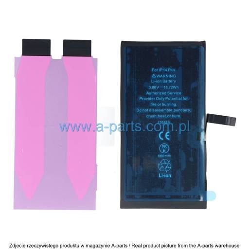 BATERIA DO IPHONE 14 PLUS O DUŻEJ POJEMNOŚCI 4850 MAH (DIAGNOSTYCZNA)
