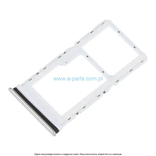 SZUFLADKA TACKA KARTY SIM XIAOMI MI A3 - SREBRNA - 301586200050 ( ORYGINALNA )