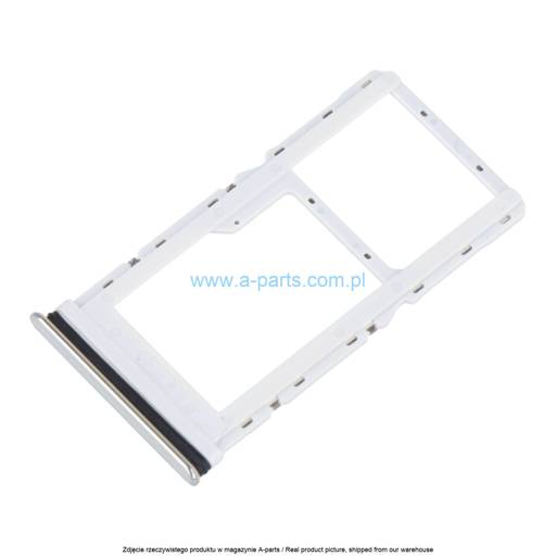 SZUFLADKA TACKA KARTY SIM XIAOMI MI A3 - SREBRNA - 301586200050 ( ORYGINALNA )