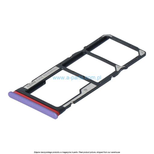 SZUFLADKA TACKA KARTY SIM XIAOMI REDMI NOTE 9T 5G - FIOLETOWA - 344200000A3W ( ORYGINALNA )