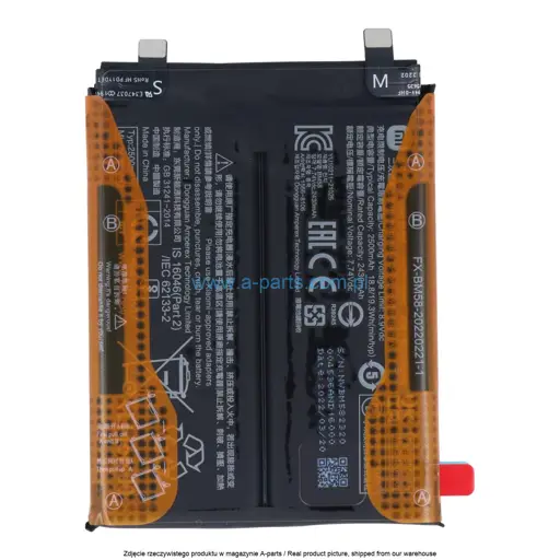 BATERIA BM58 XIOAMI MI 11T PRO - 460200007R1G | 460200008M1G | BM58 (ORYGINALNA)
