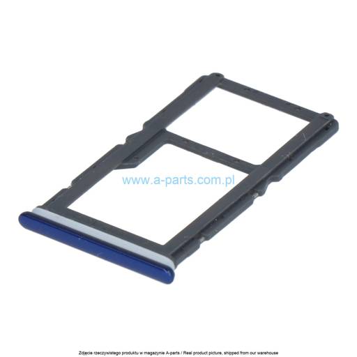 SZUFLADKA TACKA KARTY SIM XIAOMI REDMI NOTE 7 - NIEBIESKA - 481082225050 ( ORYGINALNA )