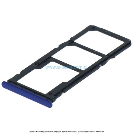 SZUFLADKA TACKA KARTY SIM XIAOMI REDMI 7 - NIEBIESKA - 481087400050 ( ORYGINALNA )