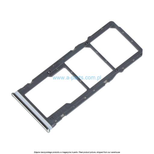 SZUFLADKA TACKA KARTY SIM XIAOMI REDMI NOTE 8 NOTE 8 2021 NOTE 8T - SREBRNA/BIAŁA - 48200000013W ( ORYGINALNA )