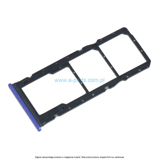 SZUFLADKA TACKA KARTY SIM XIAOMI REDMI 9 - NIEBIESKA - 482000003B3W ( ORYGINALNA )