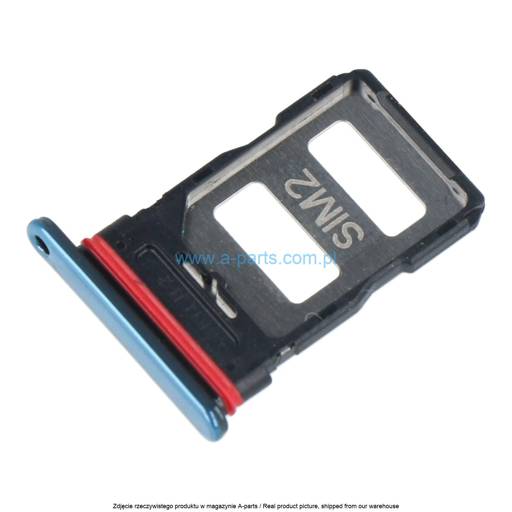 SZUFLADKA TACKA KARTY SIM XIAOMI MI 11I POCO F3 5G - NIEBIESKA - 482000007V3W ( ORYGINALNA )
