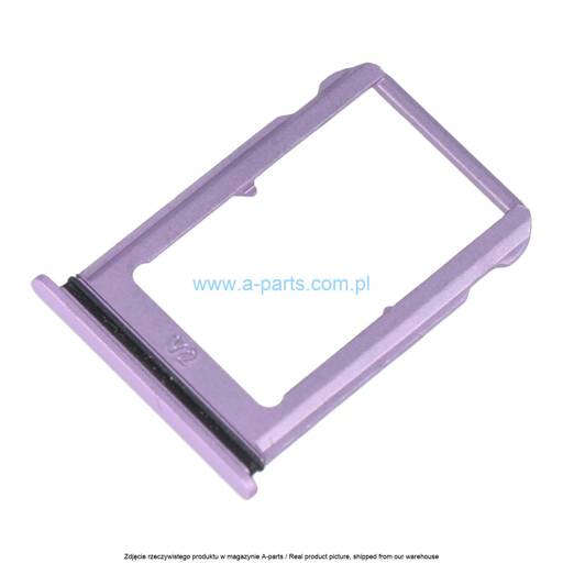 SZUFLADKA TACKA KARTY SIM XIAOMI MI 9 - FIOLETOWA - 4850872300A1 ( ORYGINALNA )
