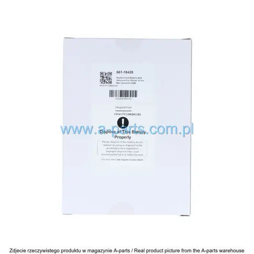 BATERIA DO IPHONE 12 PRO MAX 661-18428 SERVICE PACK