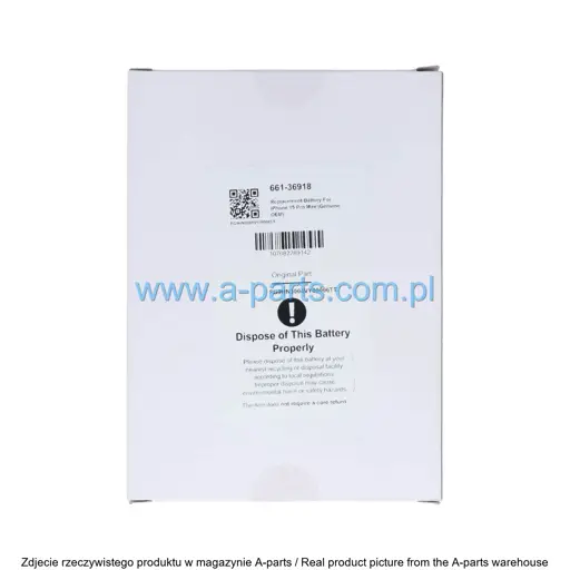 BATERIA DO IPHONE 15 PRO MAX 661-36918 SERVICE PACK