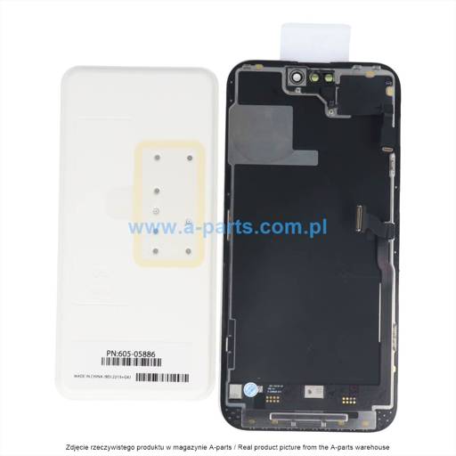 WYŚWIETLACZ LCD + EKRAN DOTYKOWY DO IPHONE 14 PRO MAX + TAŚMA FLEX SENSORÓW Z DEMONTAŻU