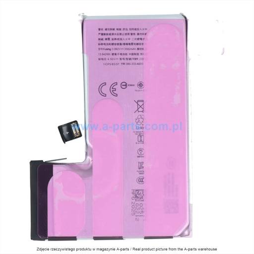 BATERIA DO IPHONE 16 PRO Z ORYGINALNYM CHIPEM IC