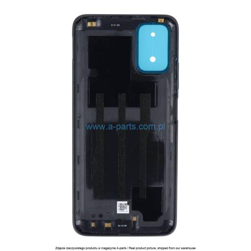 KLAPKA BATERII XIAOMI POCO M3 - CZARNA - 55050000L39X ( ORYGINALNA )