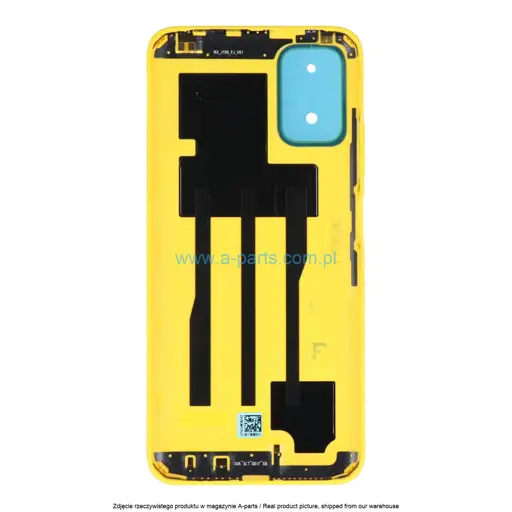 KLAPKA BATERII XIAOMI POCO M3 - ŻÓŁTA - 55050000QL9X ( ORYGINALNA )