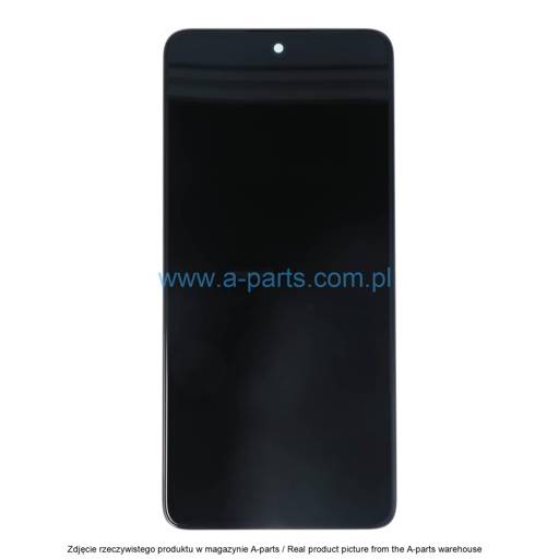 WYŚWIETLACZ LCD + EKRAN DOTYKOWY XIAOMI REDMI NOTE 14 4G CZARNY 56000100O7E00 | 56000700O7E00 (ORYGINALNY)
