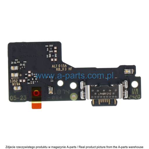 GNIAZDO ŁADOWANIA PŁYTKA ZŁĄCZE USB POCO M6 / REDMI 13 560002N19A00 (ORYGINALNE)