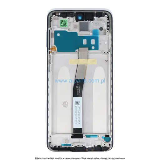 WYŚWIETLACZ LCD + EKRAN DOTYKOWY XIAOMI REDMI NOTE 9S REDMI NOTE 9 PRO SZARY 560004J6A100 (ORYGINALNY)