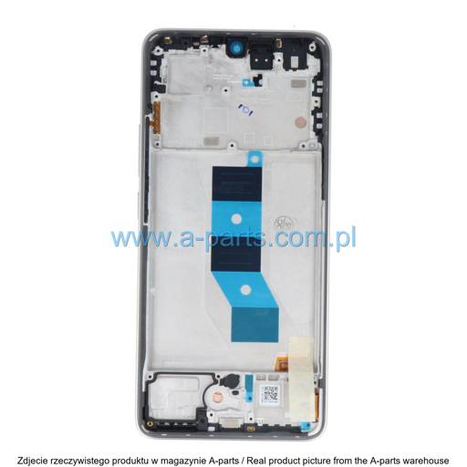 WYŚWIETLACZ LCD + EKRAN DOTYKOWY XIAOMI POCO M7 PRO SREBRNY 5600070O17P00 (ORYGINALNY)