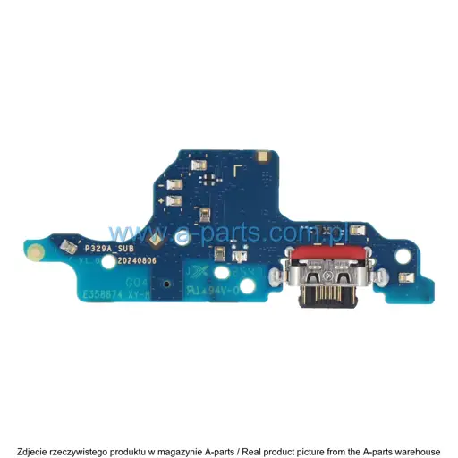 GNIAZDO ŁADOWANIA PŁYTKA ZŁĄCZE USB MOTOROLA MOTO G17 5B28C32091  (ORYGINAŁ)
