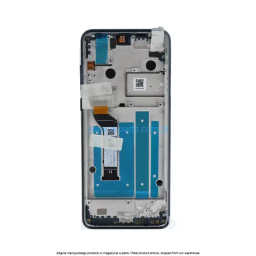 WYŚWIETLACZ LCD + EKRAN DOTYKOWY MOTOROLA MOTO ONE ACTION XT2013 - NIEBIESKI - 5D68C14737 | 5D68C14737PW (ORYGINALNY SERVICE PACK)