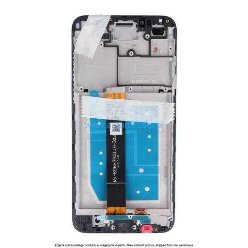 WYŚWIETLACZ LCD + EKRAN DOTYKOWY MOTOROLA MOTO E6 PLAY XT2029 - CZARNY - 5D68C15720 ( ORYGINALNY )