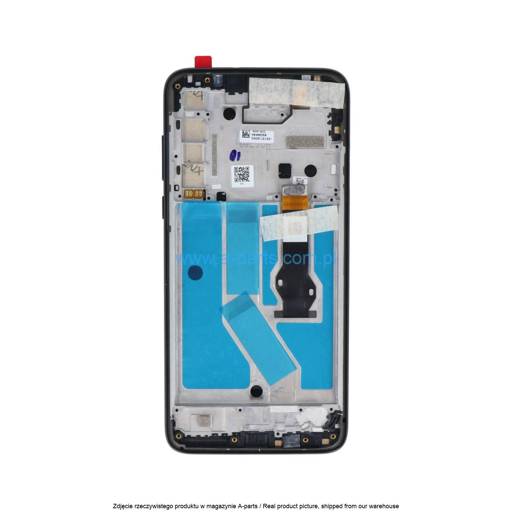 WYŚWIETLACZ LCD + EKRAN DOTYKOWY MOTOROLA MOTO G8 POWER XT2041 - CZARNY - 5D68C16142 ( ORYGINALNY )