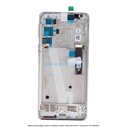 WYŚWIETLACZ LCD + EKRAN DOTYKOWY MOTOROLA MOTO EDGE 20 XT2143 - BIAŁY - 5D68C19194 ( ORYGINALNY )