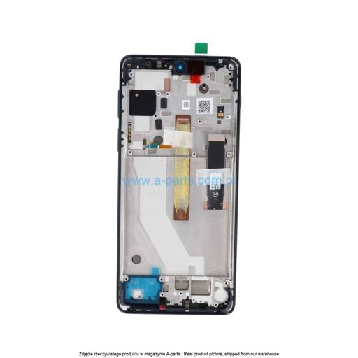WYŚWIETLACZ LCD + EKRAN DOTYKOWY MOTOROLA EDGE 20 PRO XT2153 - NIEBIESKI - 5D68C19375 ( ORYGINALNY )