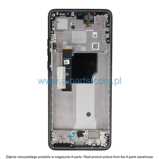 WYŚWIETLACZ LCD + EKRAN DOTYKOWY MOTOROLA EDGE 40 NEO XT2307 - CZARNY - 5D68C23158 | 5D68C23363 (ORYGINALNY SERVICE PACK)
