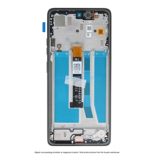 WYŚWIETLACZ LCD + EKRAN DOTYKOWY MOTOROLA MOTO G75 5G XT2437 - CHARCOAL GREY - 5D68C28968 | 5D68C29066 | 5D68C29071  (ORYGINALNY SERVICE PACK)