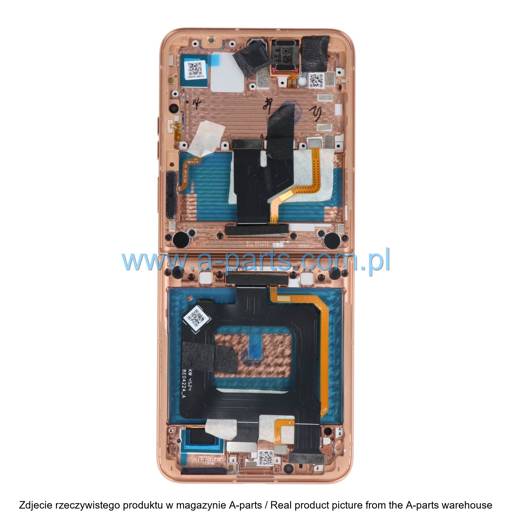 WYŚWIETLACZ LCD + EKRAN DOTYKOWY MOTO RAZR 50 ULTRA XT2451 MOCHA MOUSSE 5D68C29482