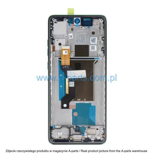 WYŚWIETLACZ LCD + EKRAN DOTYKOWY MOTOROLA MOTO EDGE 60 XT2505 ZIELONY / GREEN 5D68C29944 (ORYGINAŁ)